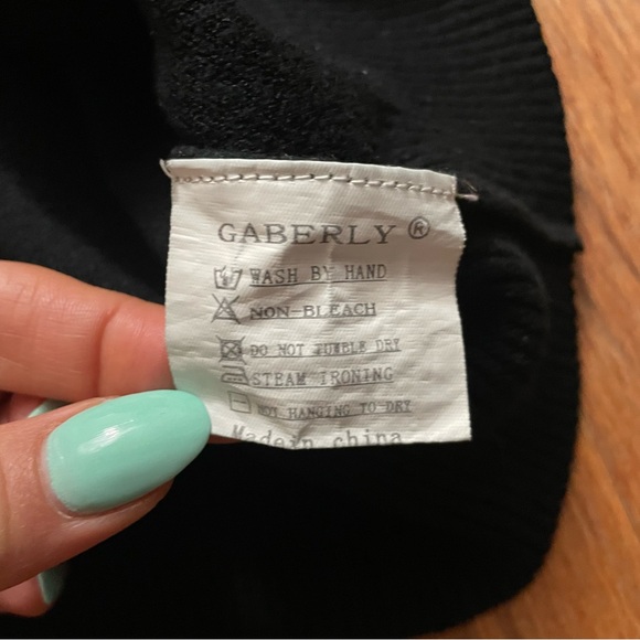 GABERLY Boat Neck Batwing Sleeves Dolman Knitted Sweater - Picture 11 of 13